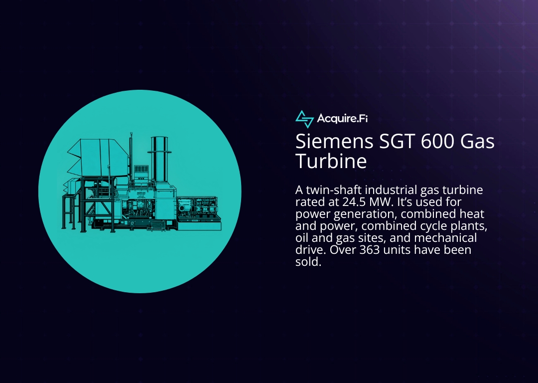 Siemens SGT 600 Gas Turbine