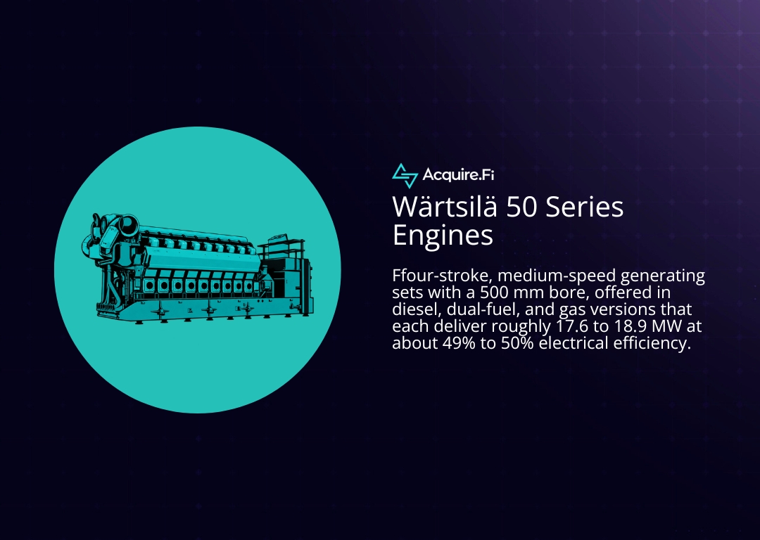 Wartsila 50 Series Engines