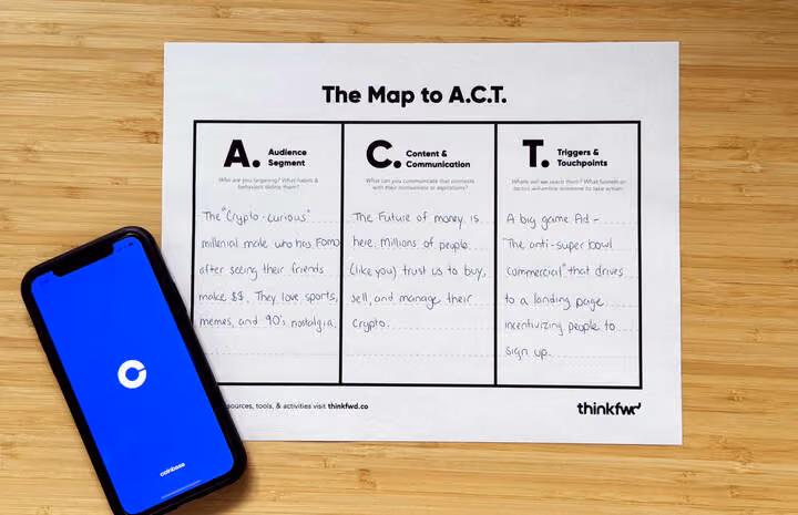 ACT Canvas Filled out with Coinbase Example
