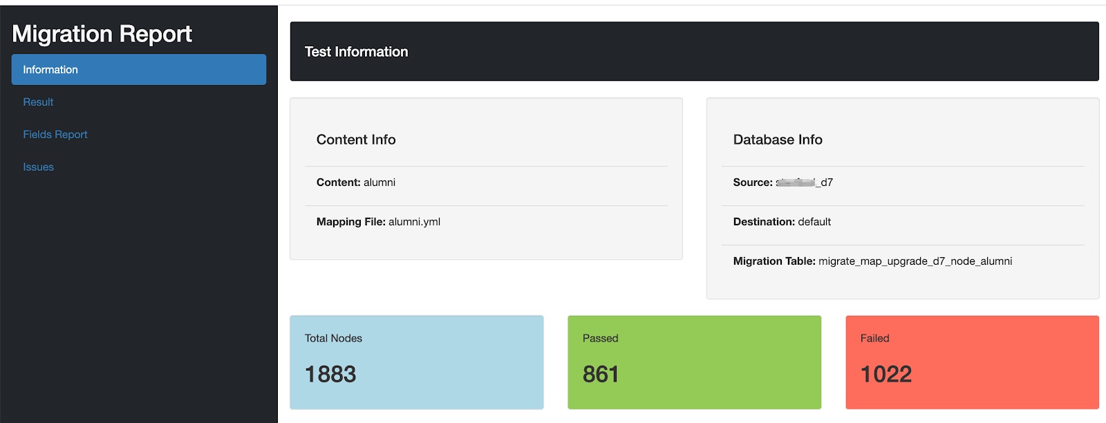 Automated Data Migration testing for Drupal