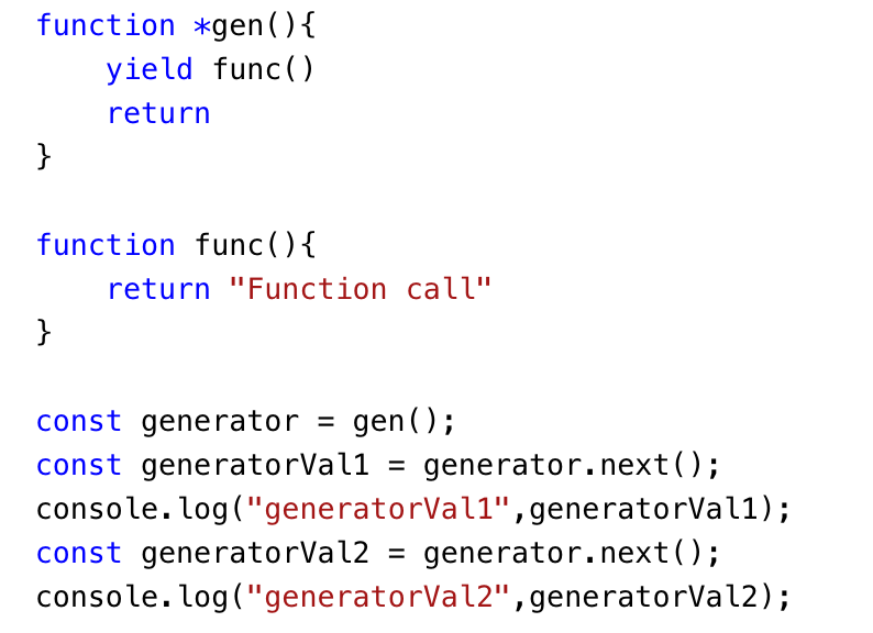 Iterators and generators in JavaScript