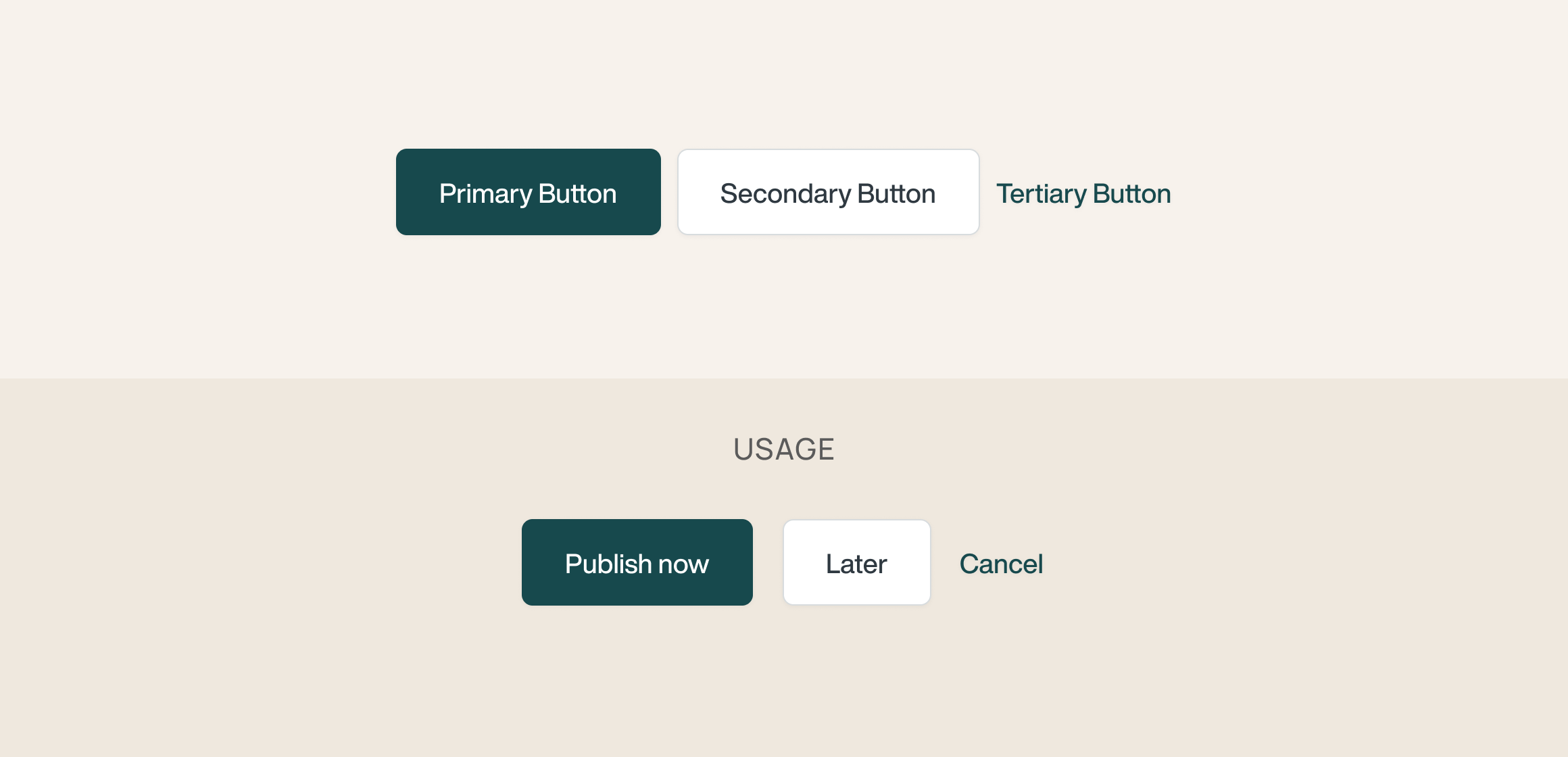 Hierarchy organises buttons in order of choices the users will take or the website wants them to take