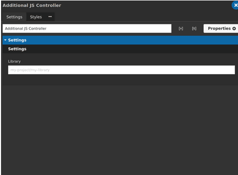 Attaching custom libraries to an element in Acquia Site Studio