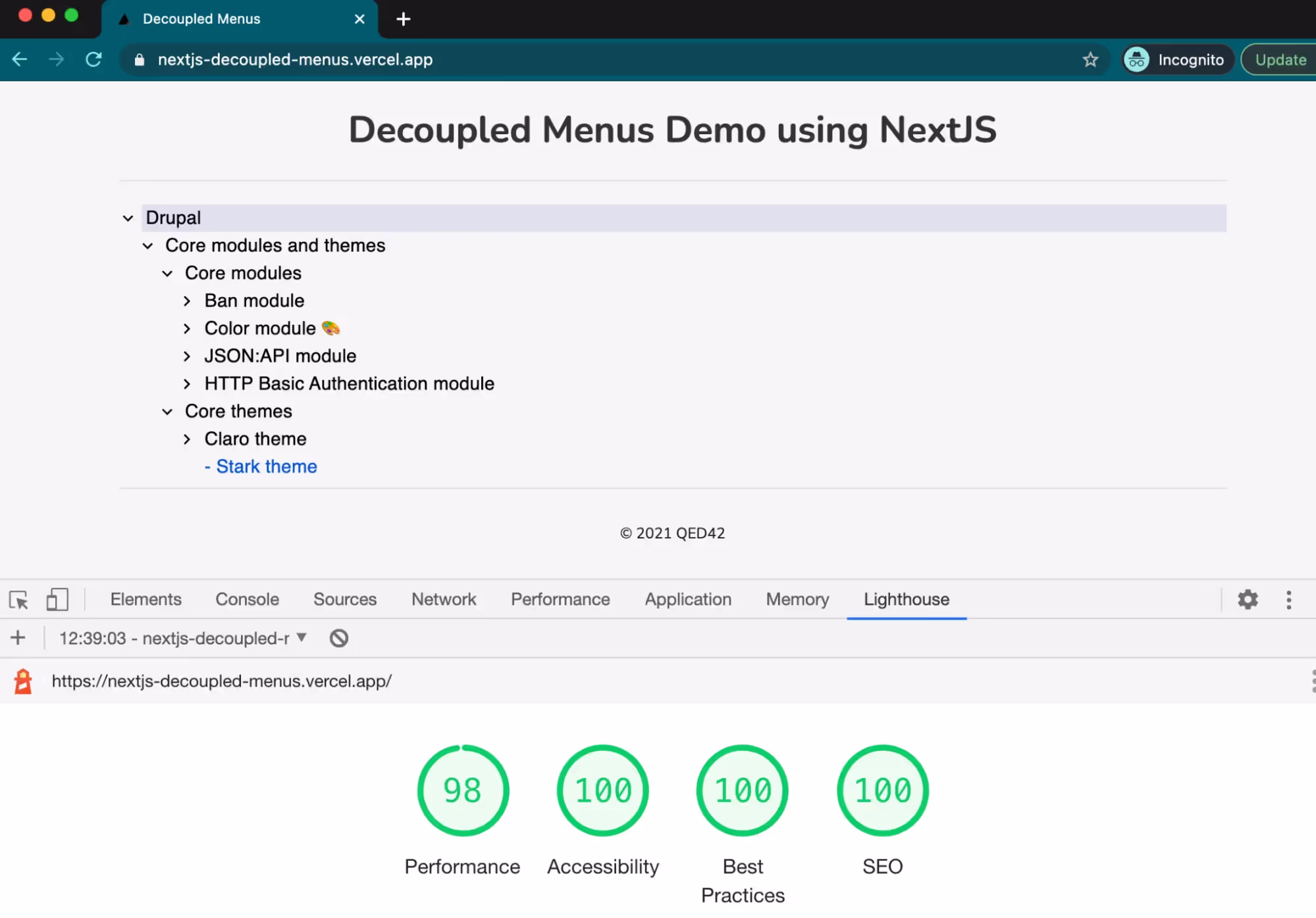Decoupled Menus Initiative - NextJS