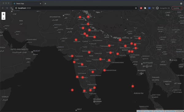 Interactive maps with Leaflet and React