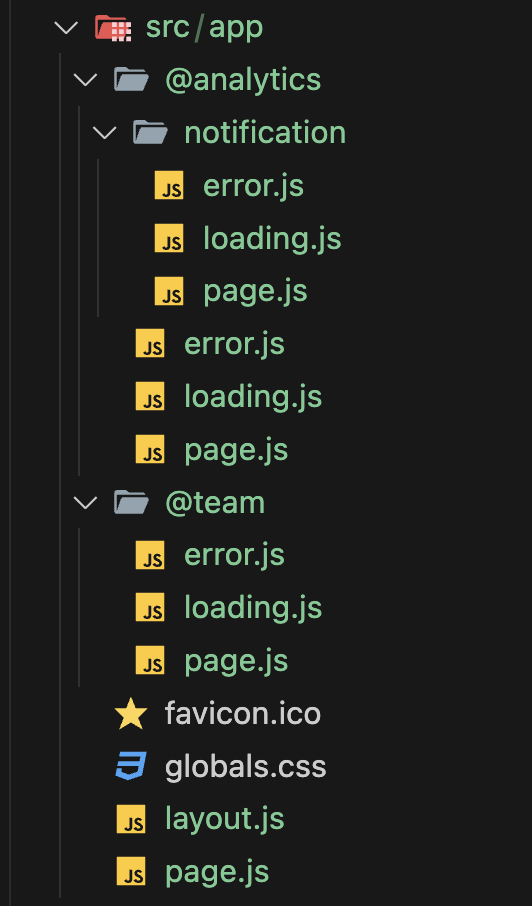 Sub-navigation in routes