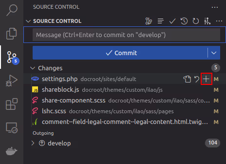 Git add, commit, and push in vs code