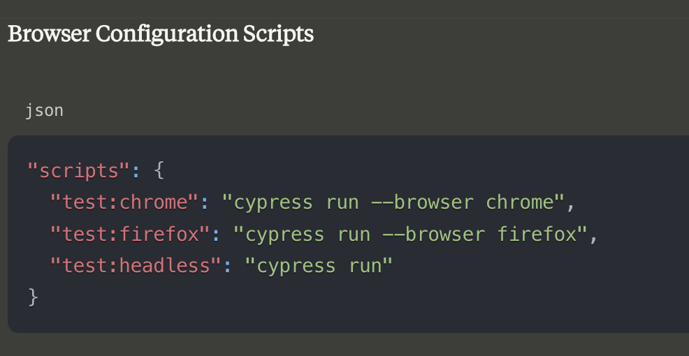 Browser configuration scripts