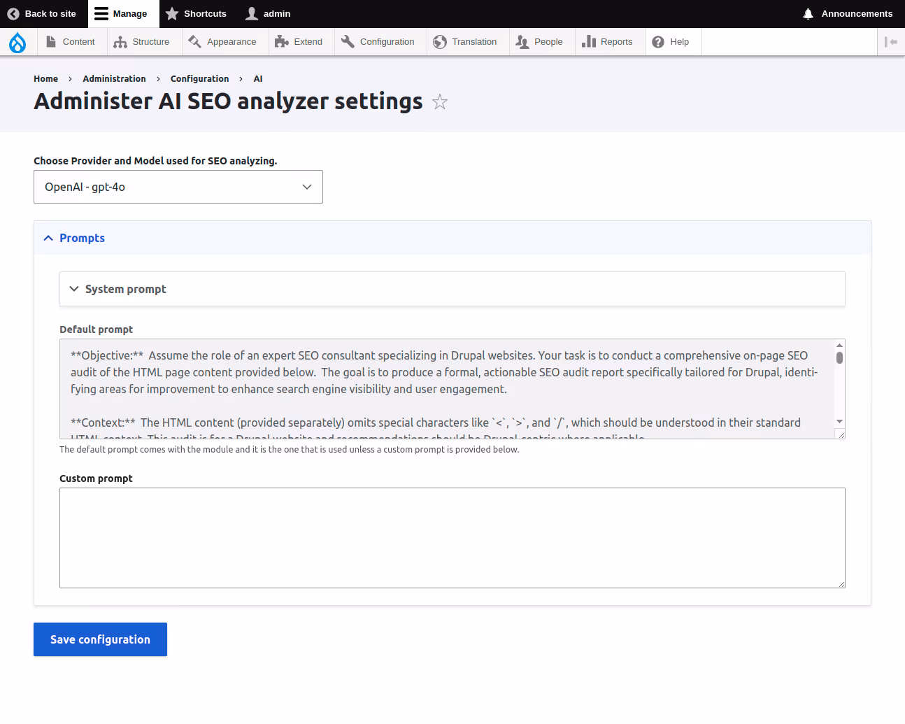 AI SEO analyzer