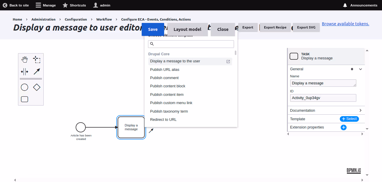ECA interface