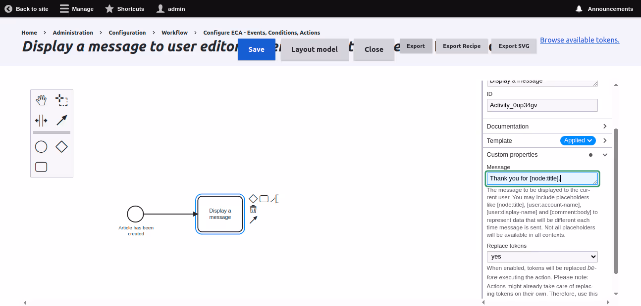ECA interface