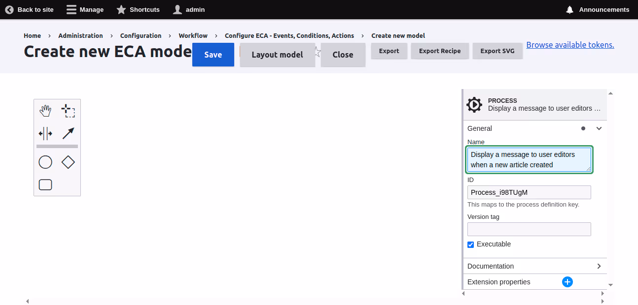ECA interface
