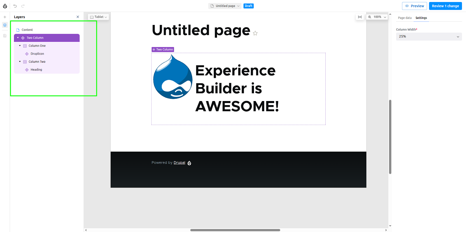 Experience Builder