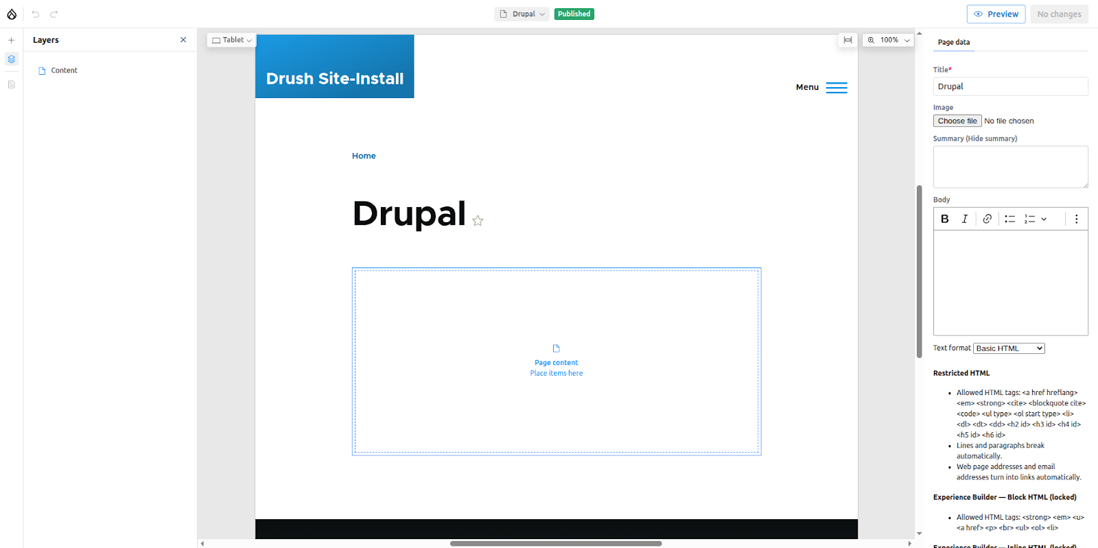 Experience Builder UI