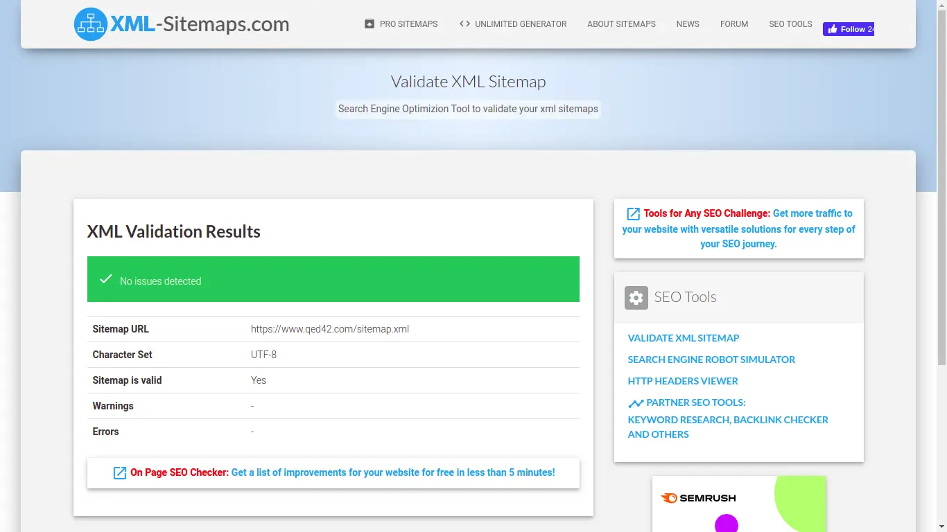 XML validation