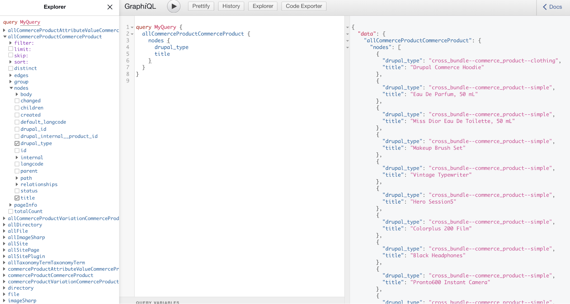 GatsbyJs Drupal Plugin