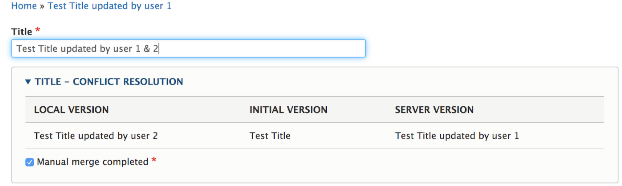 Concurrent editing in Drupal 8