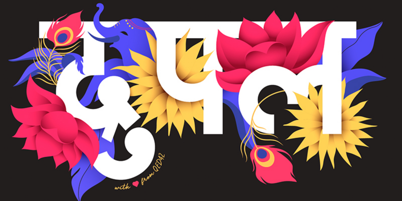 DrupalCon Seattle Hindi T-shirt Version 2