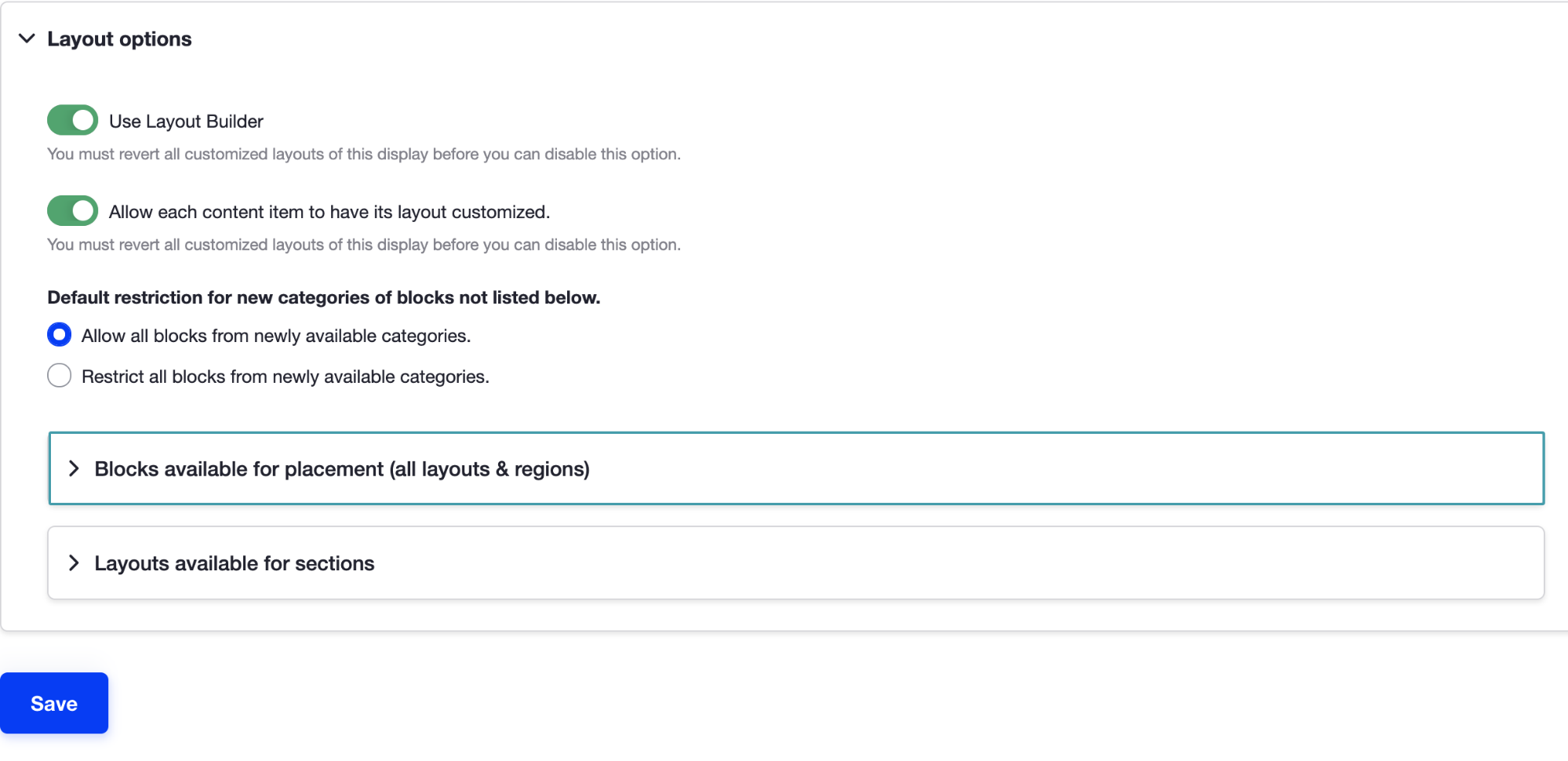 Enhancing Drupal's layout builder