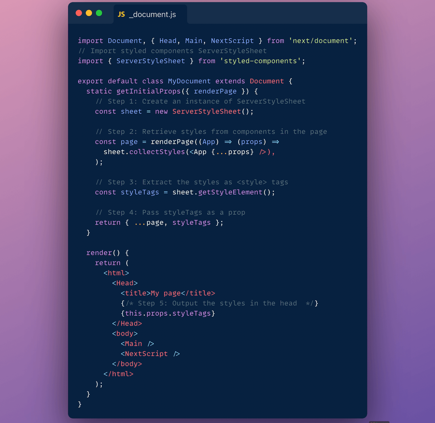 Styling your Next.js Application