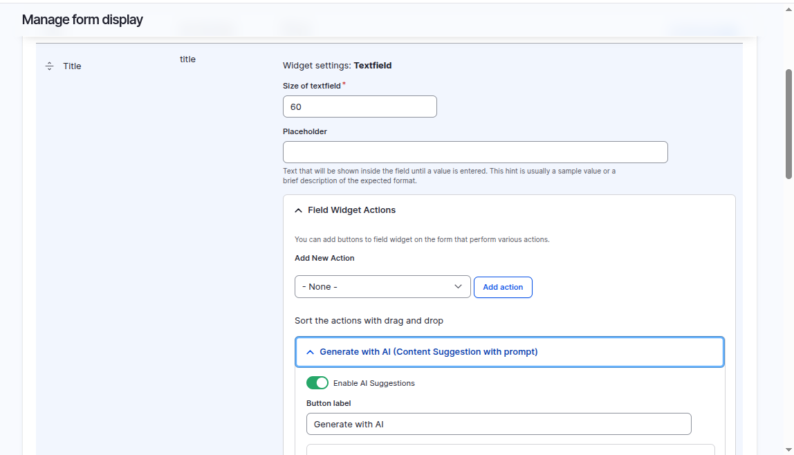  Configure Content Suggestions