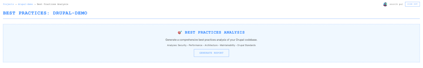 Best practices analysis