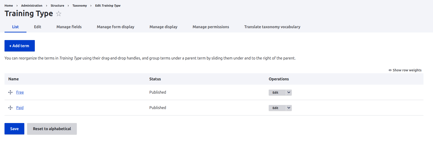 Taxonomy Filtering Issues