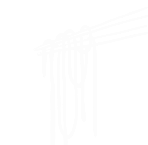 Decorative noodle string illustration