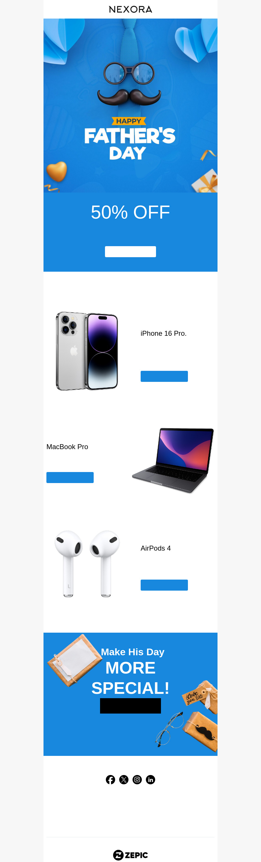 Father's day gadget sale blue