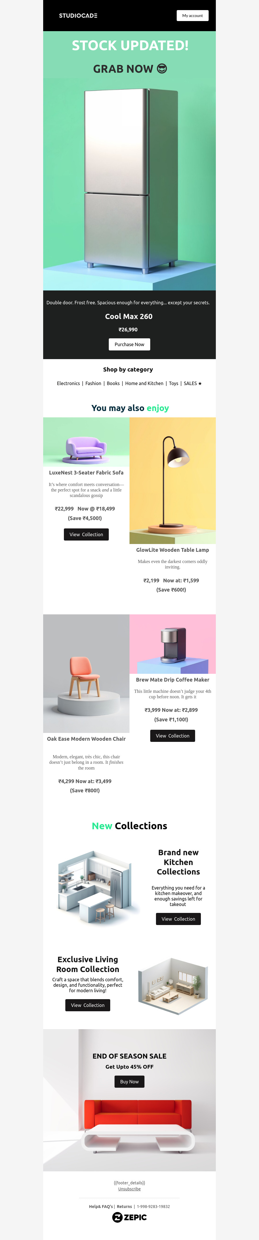 Furniture & Appliances Sale