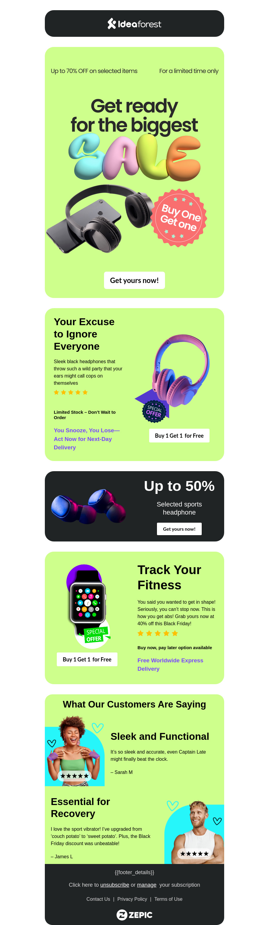 Buyone get one Gadget Sale