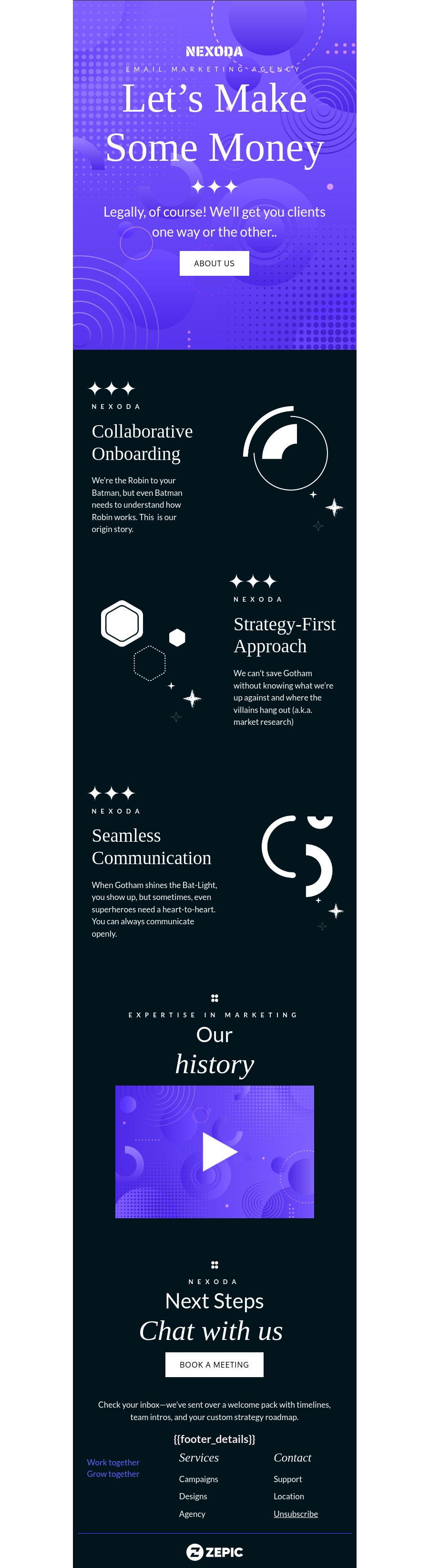 Agency onboarding email