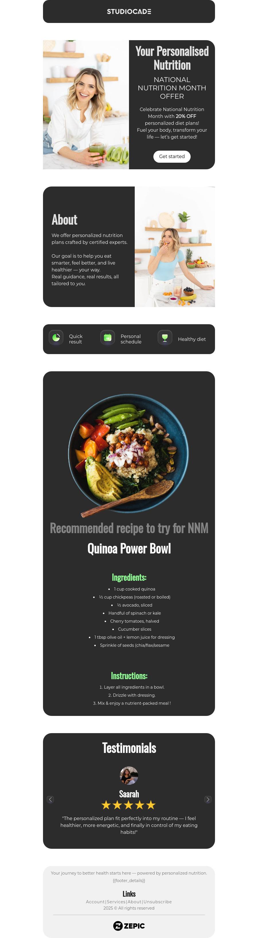 Personalised Nutrition