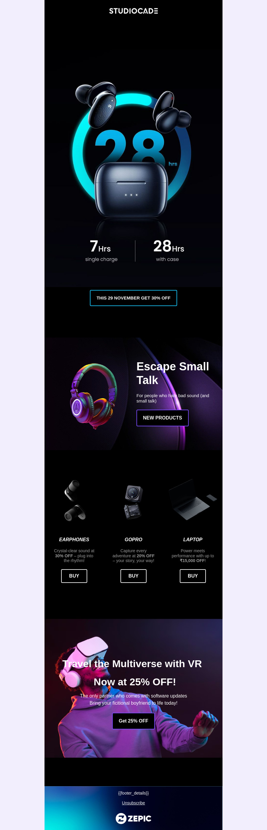 Black friday discount