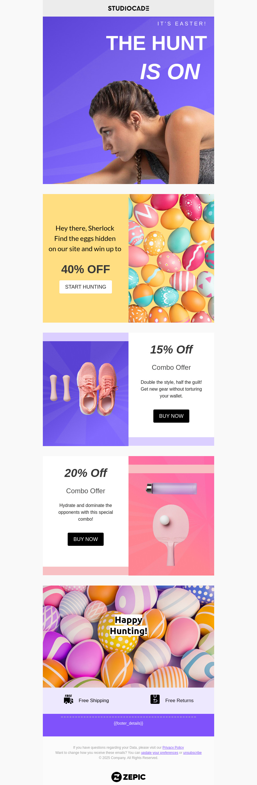 Easter egg hunt giveaway