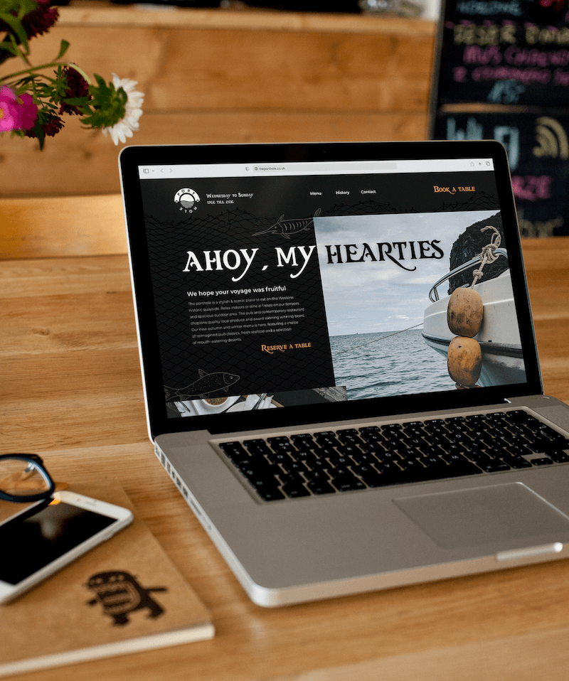 A menu & tshirt mockup for a street food stall called Gati.