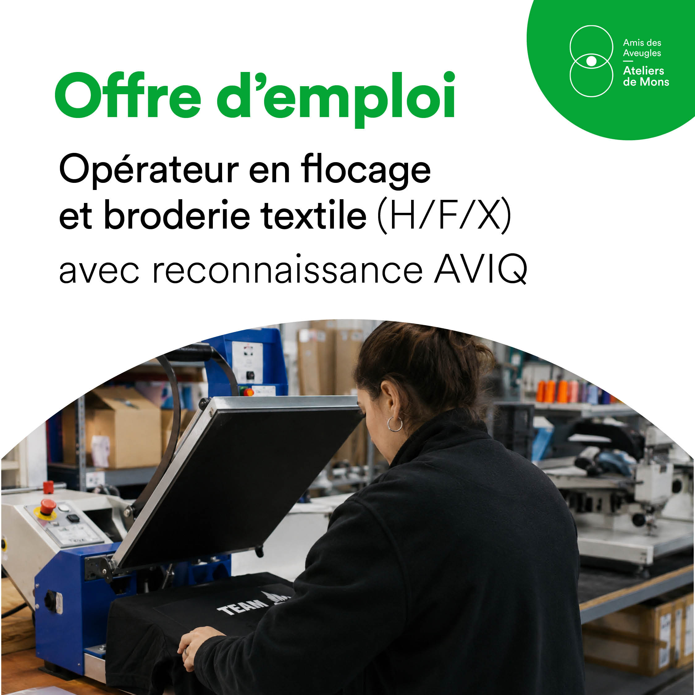 Opérateur·rice en flocage et broderie textile 
