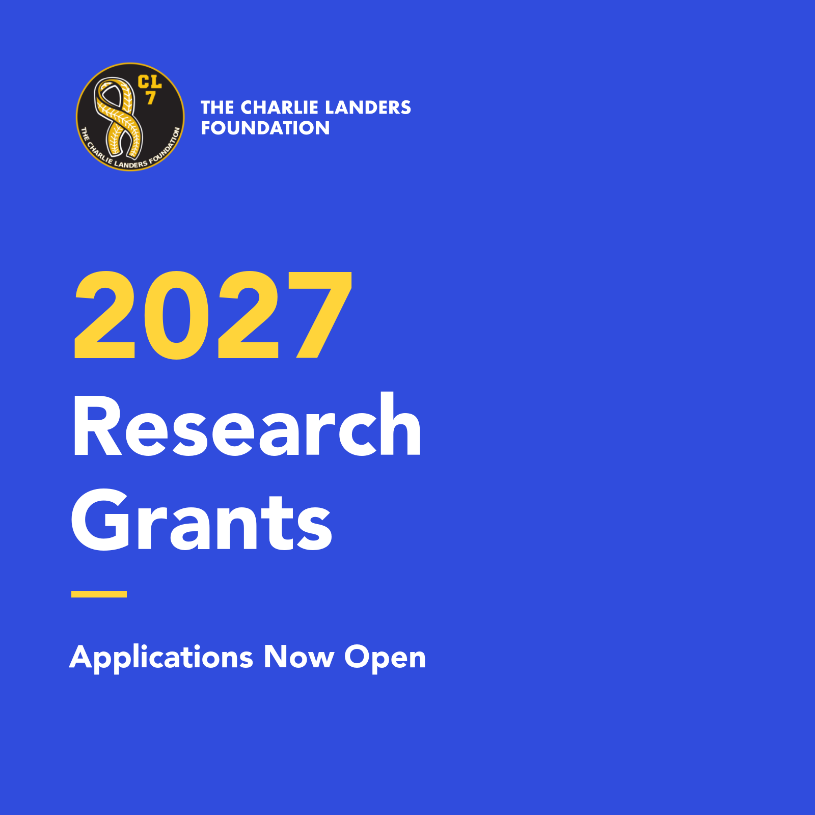 CL7 Opens Applications for 2027 Ewing’s Sarcoma Research Grants