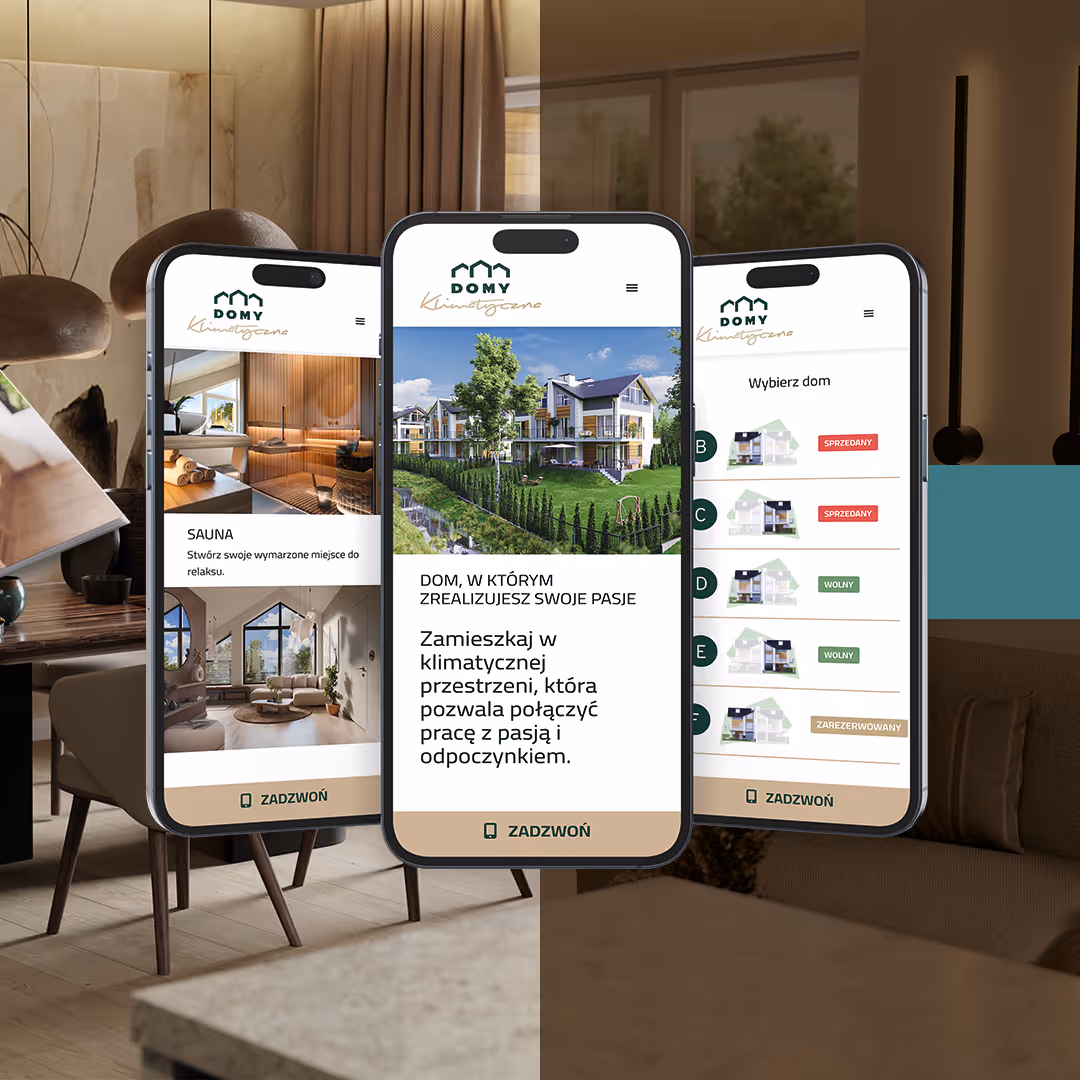 domy klimatyczne site preview mobile