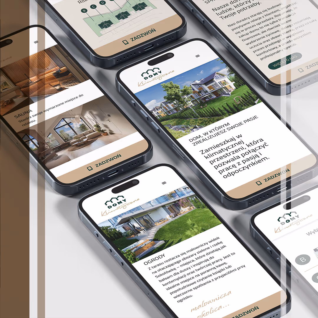 domy klimatyczne site preview mobile 2