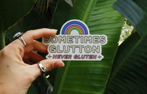 Never Gluten Sticker