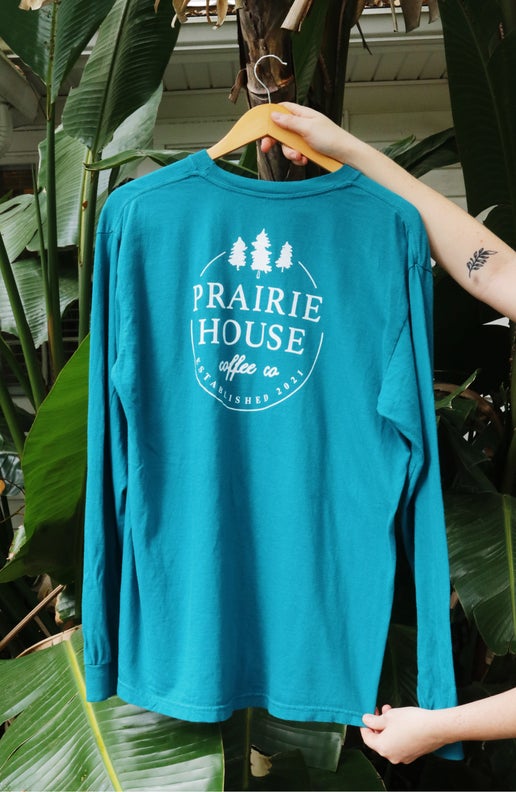 Long Sleeve Teal T-Shirt