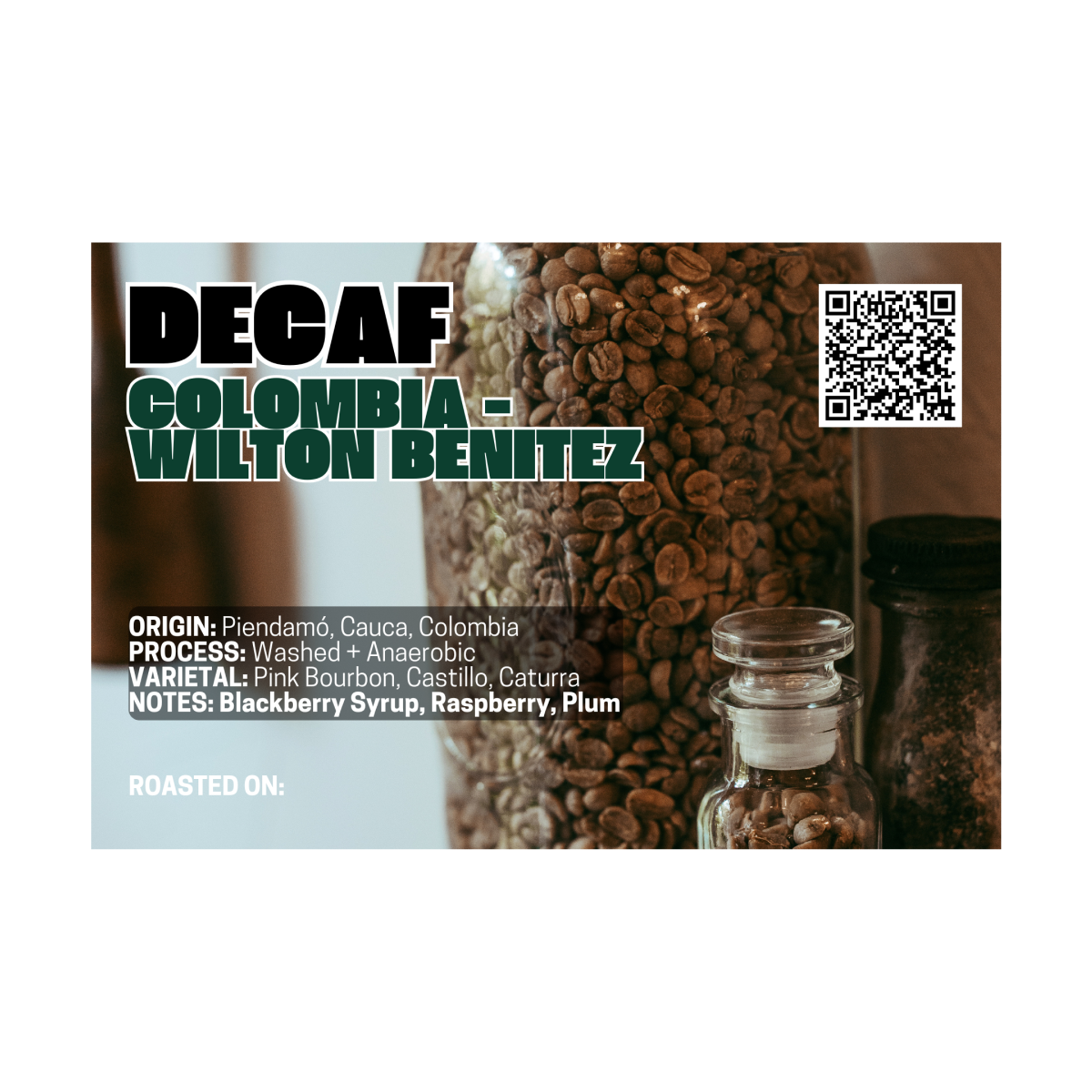 Decaf - Colombia, Wilton Benitez