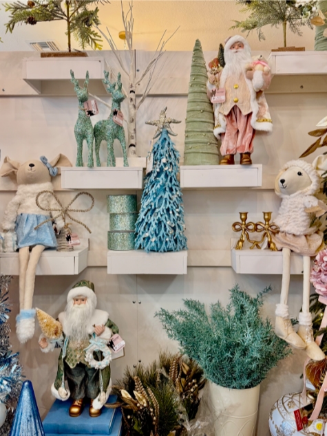 Christmas santas and such