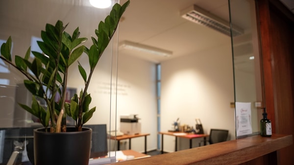 Reception area office space