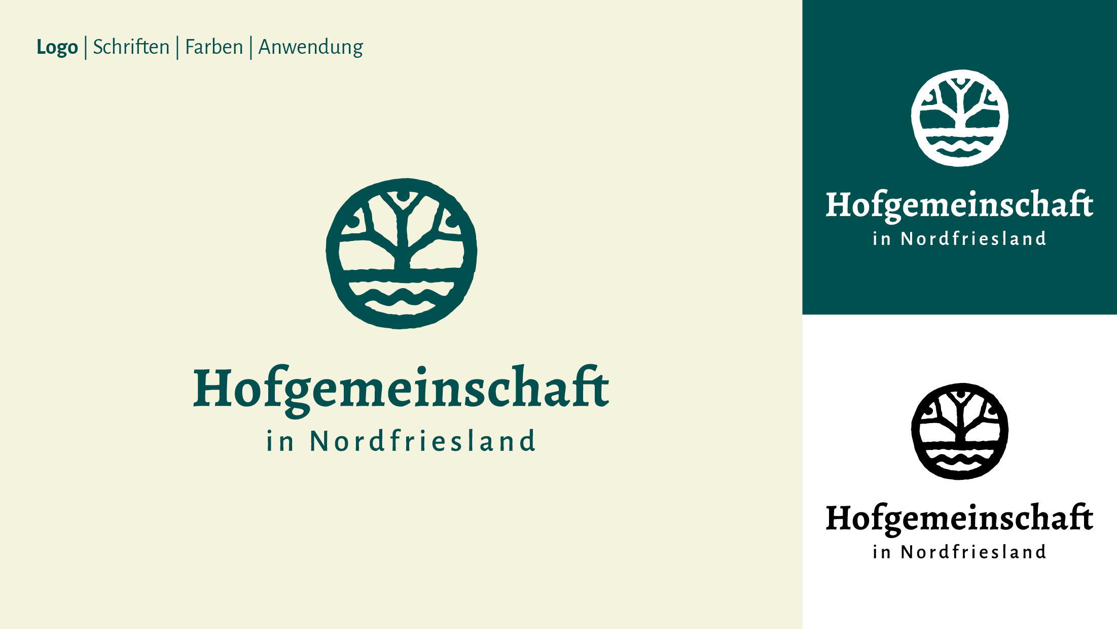 corporate design hofgemeinschaft