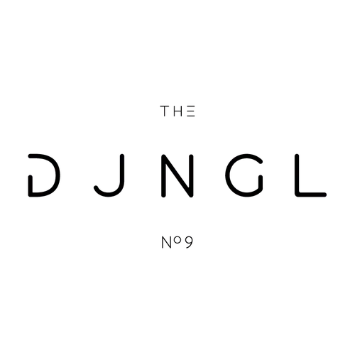 Black The DJNGL No9 Heidelberg logo