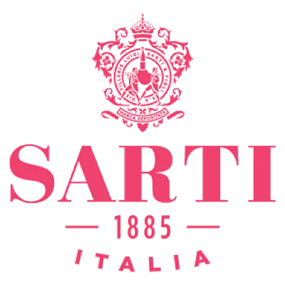SARTI Logo mit Gründungsjahr 1885 und italienischem Schriftzug