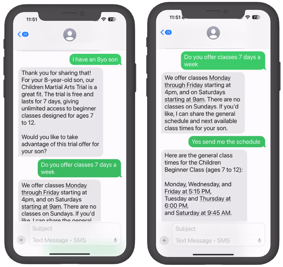 Built-in sales automation & AI - MyStudio website pro