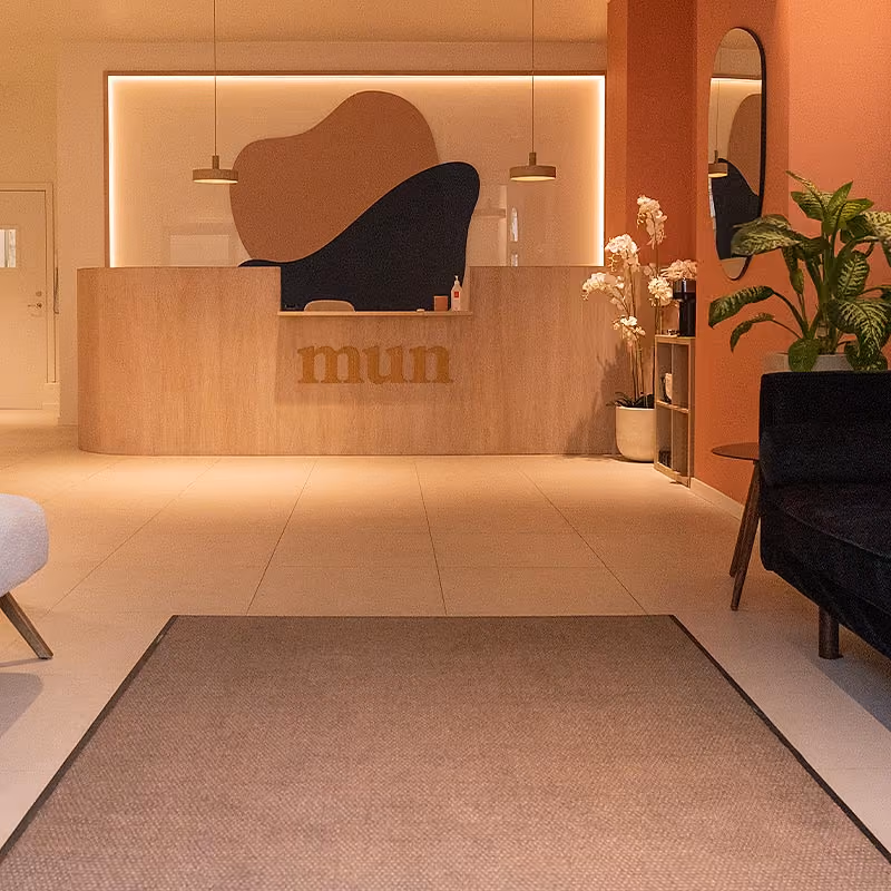 Designmatta för Mun Tandvård – Logomattan